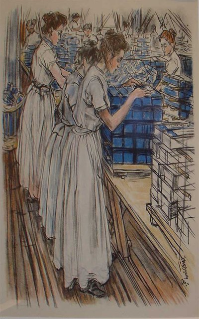 パッカーズキャンドル工場 作： Jan Toorop